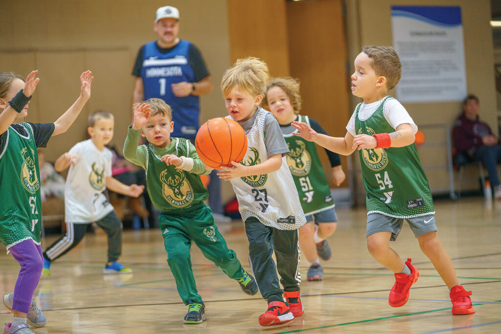 Jr. NBA Basketball League at the YMCA of Greater Waukesha County